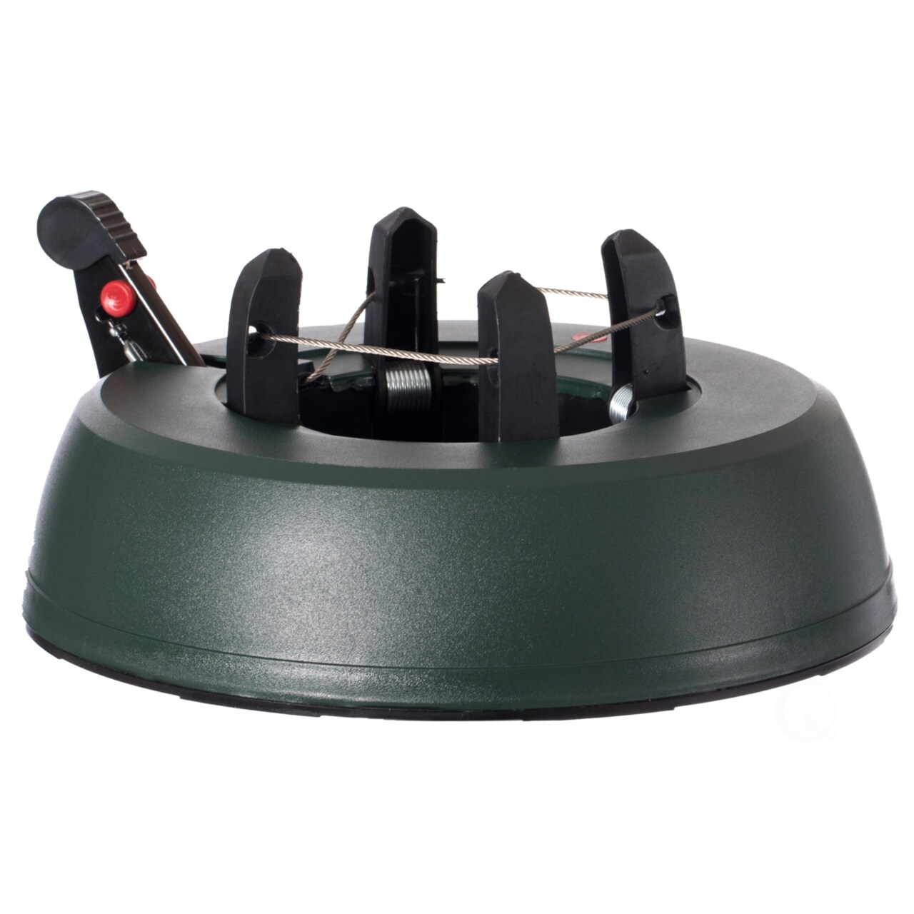 Automatic Green Plastic Foot Pedal Christmas Tree Stand 15.75" Durable Easy Use